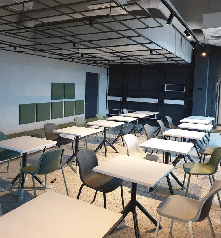 Custom commercial furniture project for Jauna Teika by RPGroup