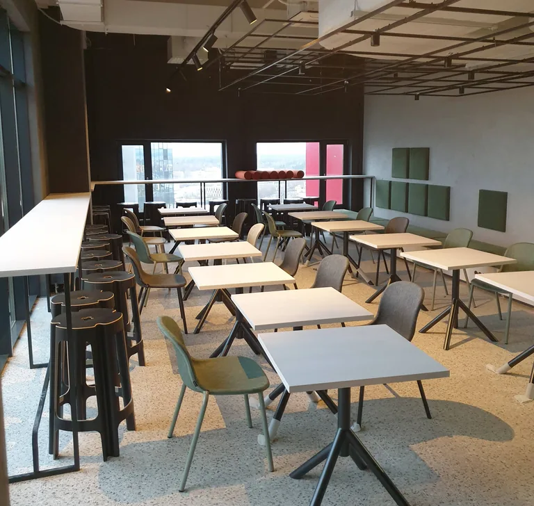 Custom commercial furniture project for Jauna Teika by RPGroup