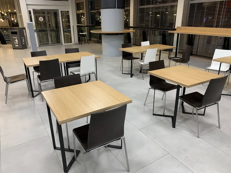 Custom commercial furniture project for Olimpia by RPGroup