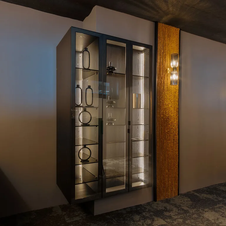 Turnkey custom furniture project in Glass Display Cabinet Custom Furniture by RPGroup