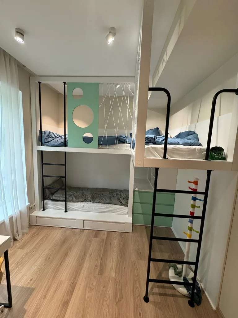 Turnkey custom furniture project in Kids Room Loft Bed Desk Custom Furniture by RPGroup